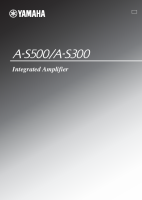 Yamaha A-S300-Owners-Manual 